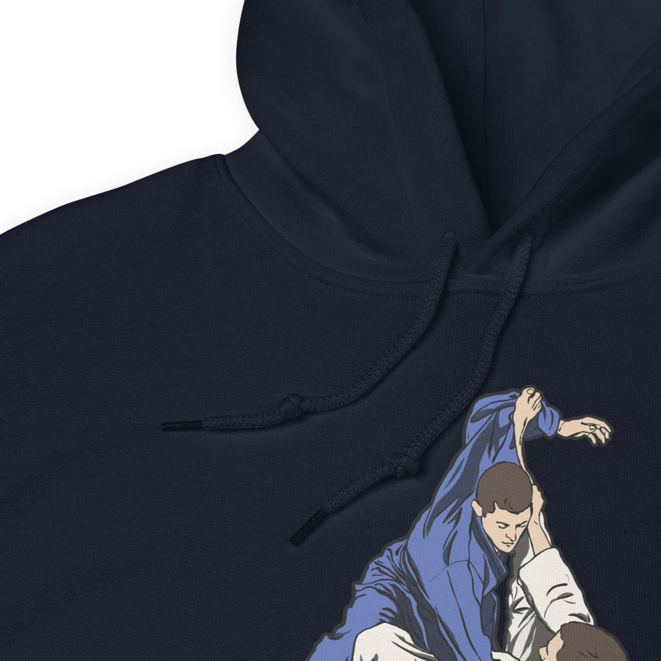 Brazilian Jiu Jitsu Rolling Hoodie | BJJ Hoodie | Brazilian Jiu-Jitsu Unisex Hoodie