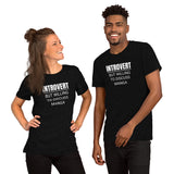 Introvert But Willing To Discuss Manga Unisex Premium T-Shirt Introvert But Willing To Discuss Manga Unisex Premium T-Shirt