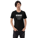 Introvert But Willing To Discuss Manga Unisex Premium T-Shirt Introvert But Willing To Discuss Manga Unisex Premium T-Shirt